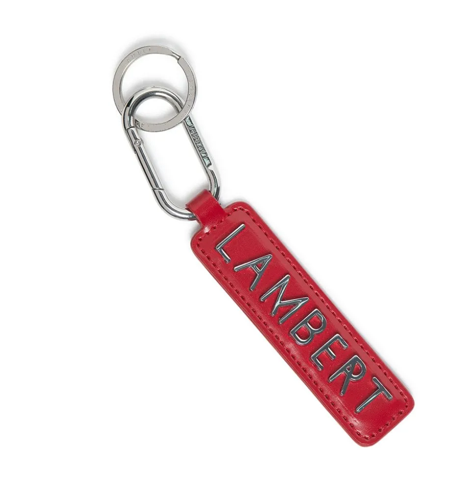 Le Gem - Porte-clés en cuir vegan ruby