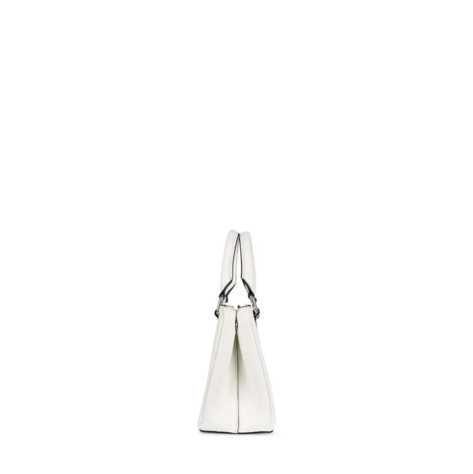 Le Gigi - Sac à main 2-en-1 en cuir vegan pearl