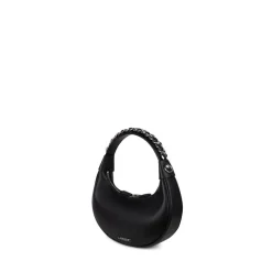 Le Hailey - Sac à main 2-en-1 en cuir vegan noir