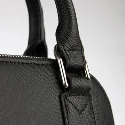Le Heidi - Sac à main 2-en-1 en cuir vegan noir