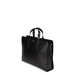 Le Helia - Malette 2-en-1 en cuir vegan recyclé noir