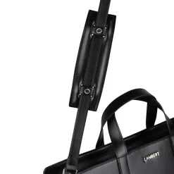Le Helia - Malette 2-en-1 en cuir vegan recyclé noir
