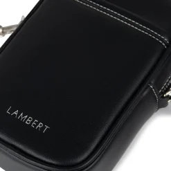Le Izzy - Sac à bandoulière en cuir vegan noir