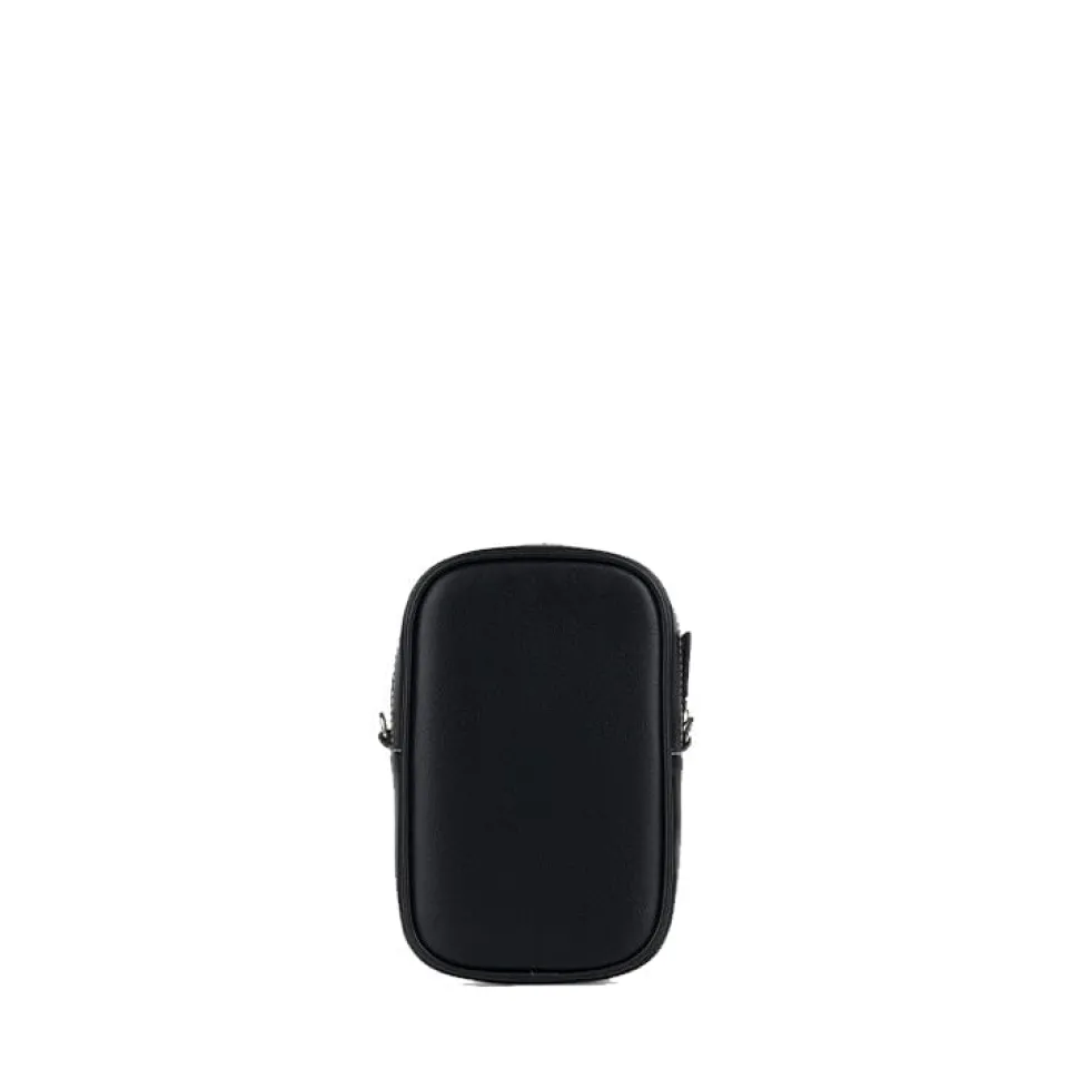 Le Izzy - Sac à bandoulière en cuir vegan noir