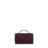 Le Jamie - Sac à main 2-en-1 en cuir vegan deep orchid