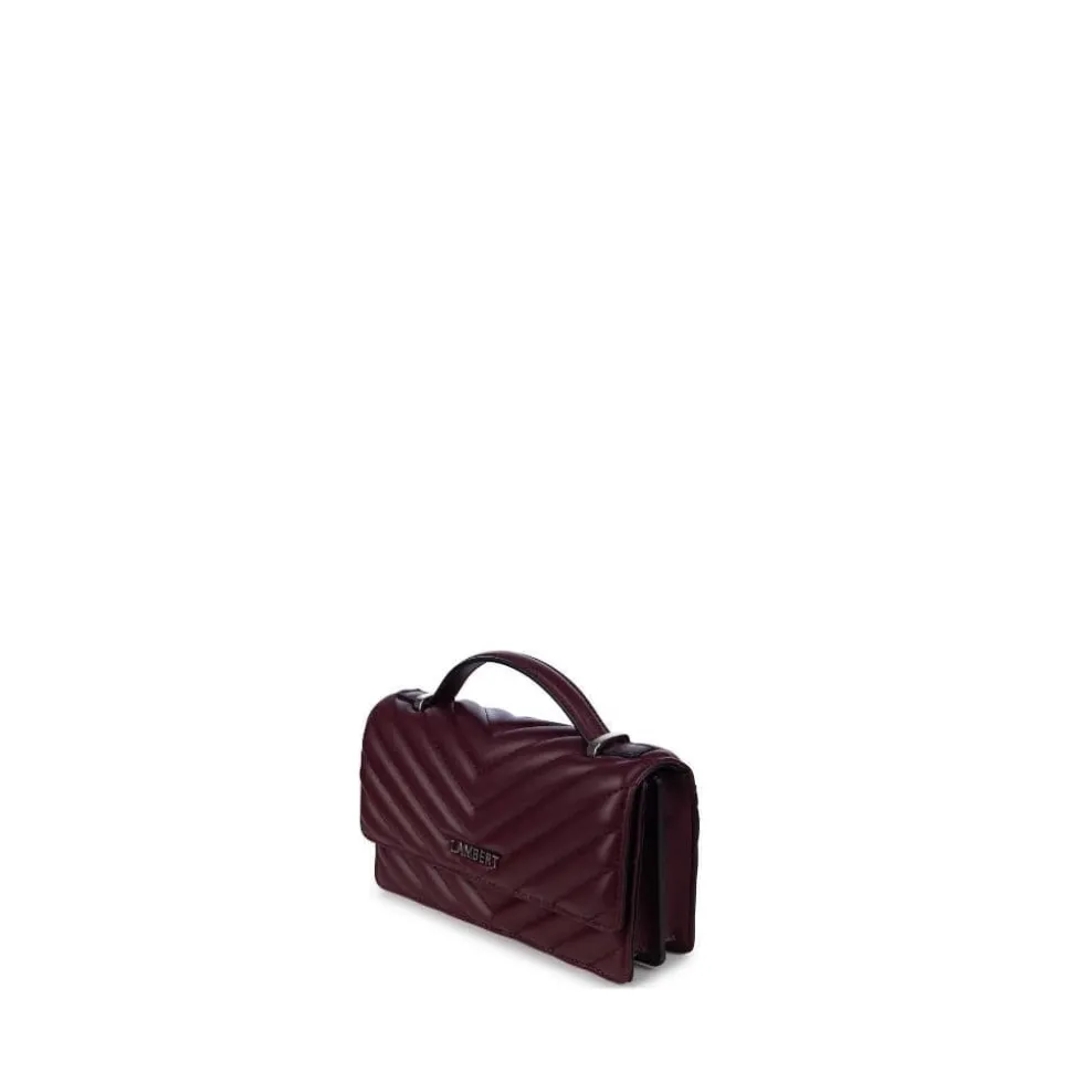 Le Jamie - Sac à main 2-en-1 en cuir vegan deep orchid