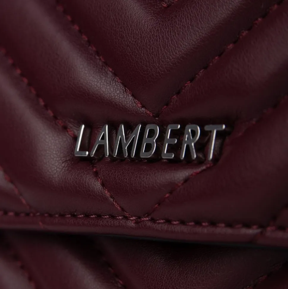 Le Jamie - Sac à main 2-en-1 en cuir vegan deep orchid