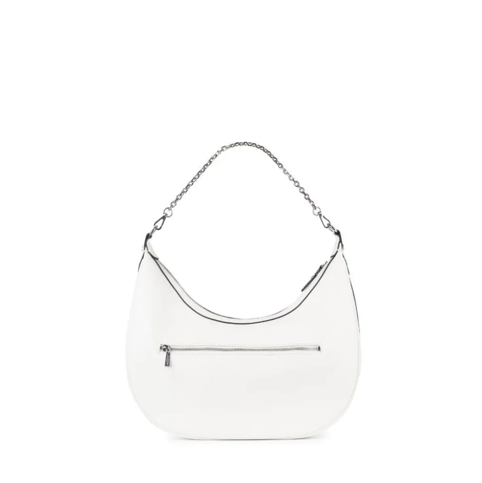 Le Jenny - Sac à main hobo en cuir vegan pearl