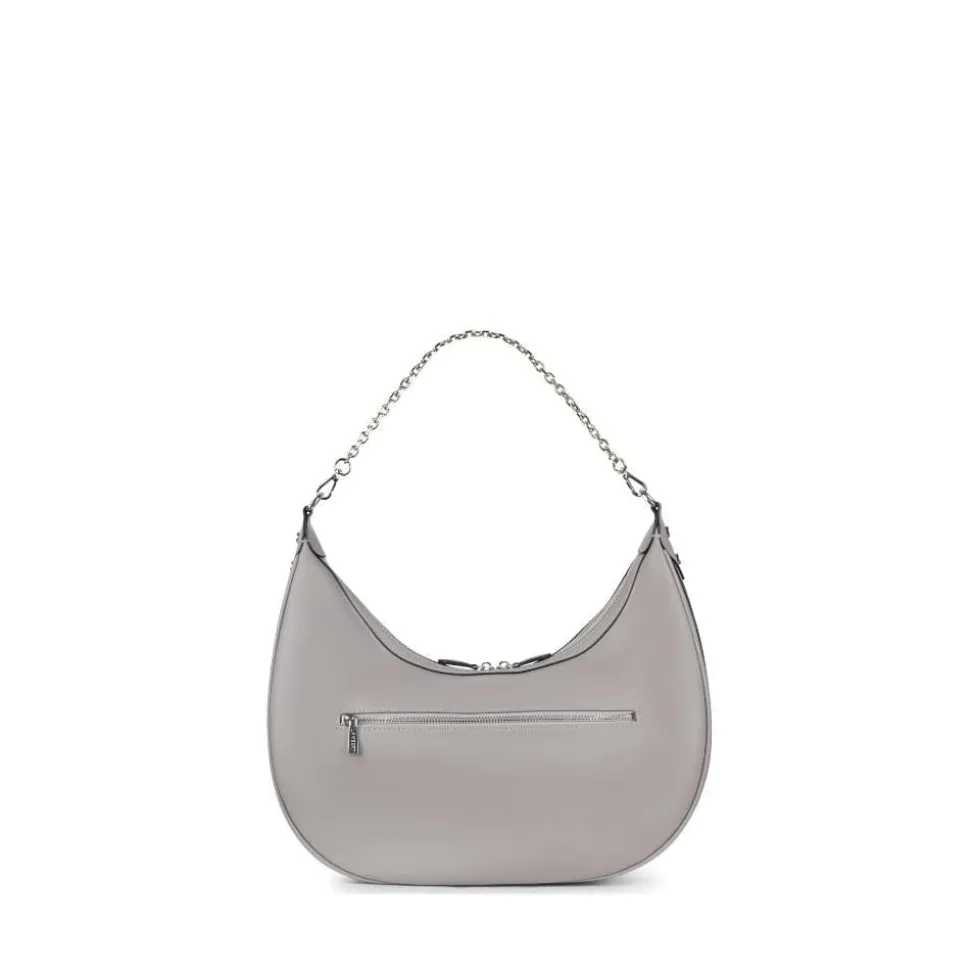 Le Jenny - Sac à main hobo en cuir vegan ash