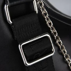 Le Jenny - Sac à main hobo en cuir vegan noir