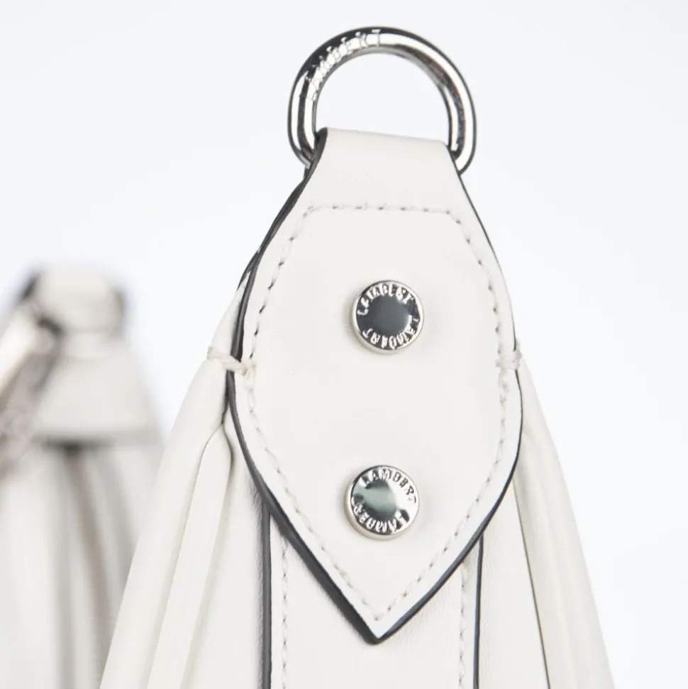 Le Jenny - Sac à main hobo en cuir vegan pearl