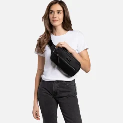 Le Jessie - Sac banane en nylon noir