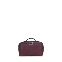 Le Jolie - Trousse à maquillage en cuir vegan cabernet