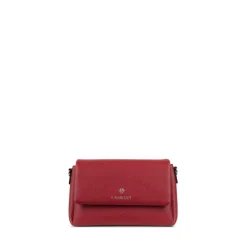 Le Judy - Sac à main bandoulière en cuir vegan rouge