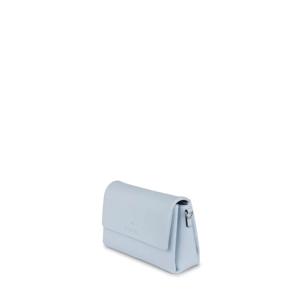 Le Judy - Sac à main bandoulière en cuir vegan azure