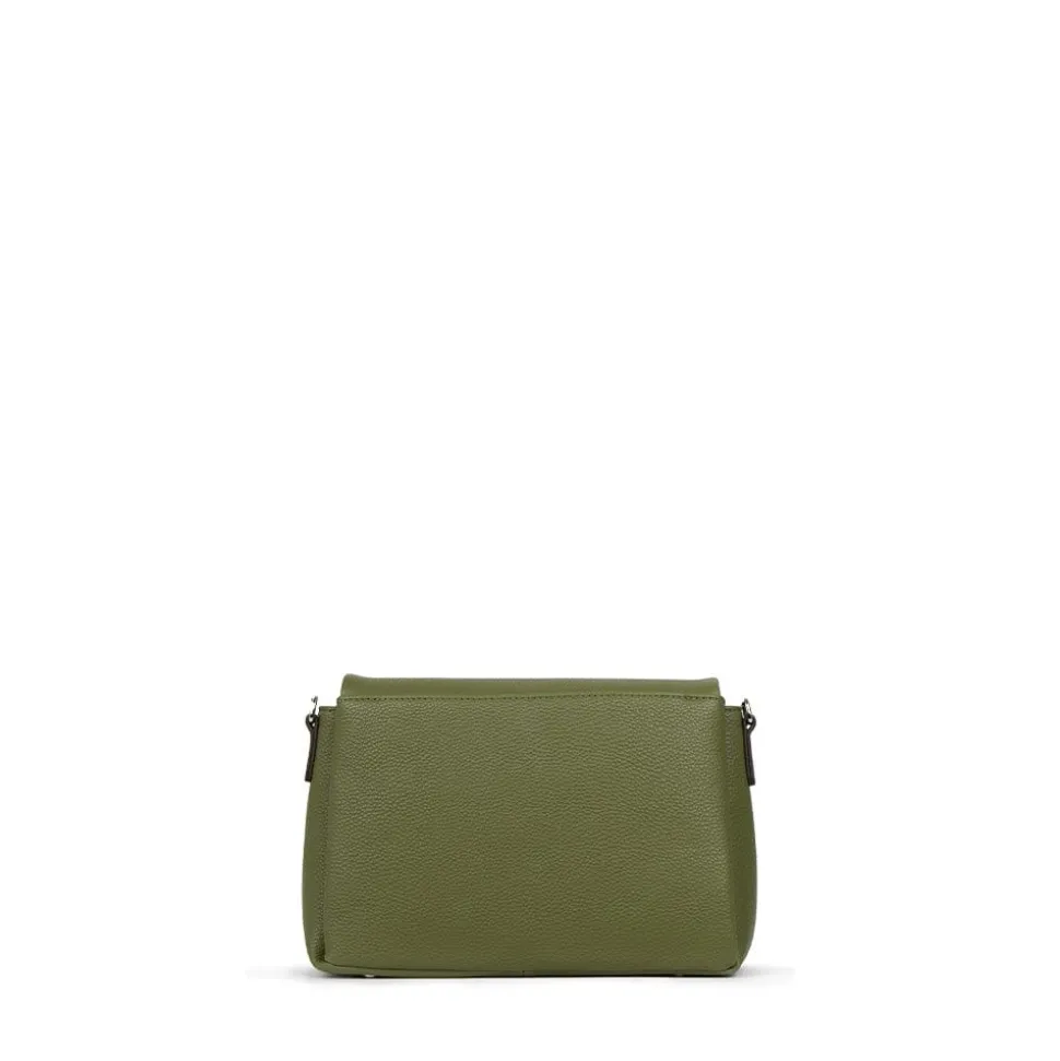 Le Judy - Sac à main bandoulière en cuir vegan olive