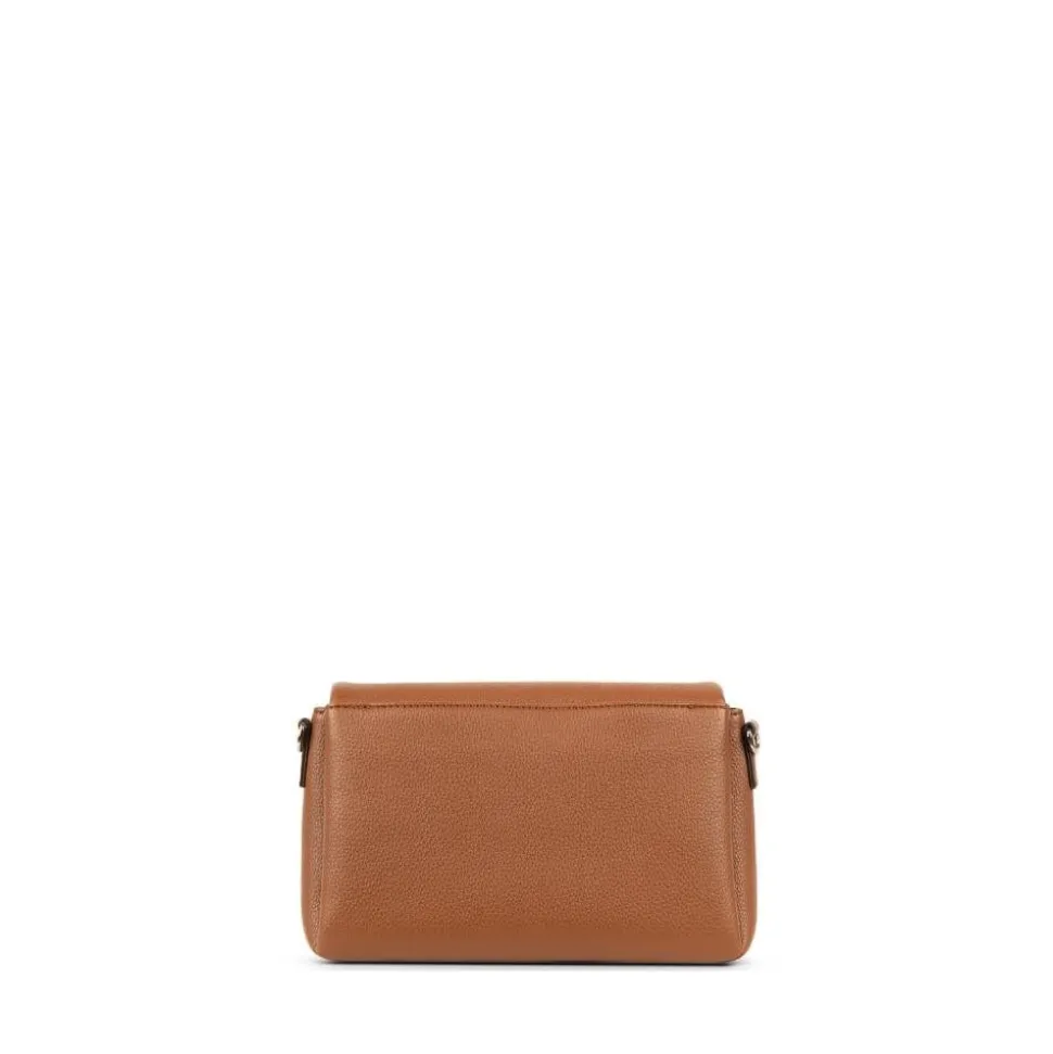 Le Judy - Sac à main bandoulière en cuir vegan affogato recyclé