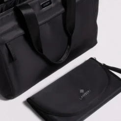 Le Julia - Sac à couches noir en nylon recyclé