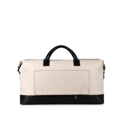 Le June - Sac de voyage fourre-tout en cuir vegan oyster mix