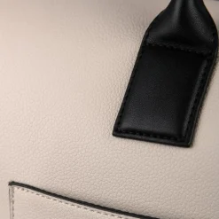Le June - Sac de voyage fourre-tout en cuir vegan oyster mix
