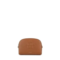 Le Kayla - Sac à main bandoulière en cuir vegan affogato