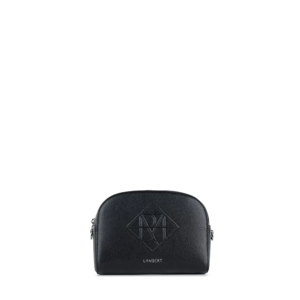 Le Kayla - Sac à main bandoulière en cuir vegan noir
