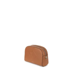 Le Kayla - Sac à main bandoulière en cuir vegan affogato