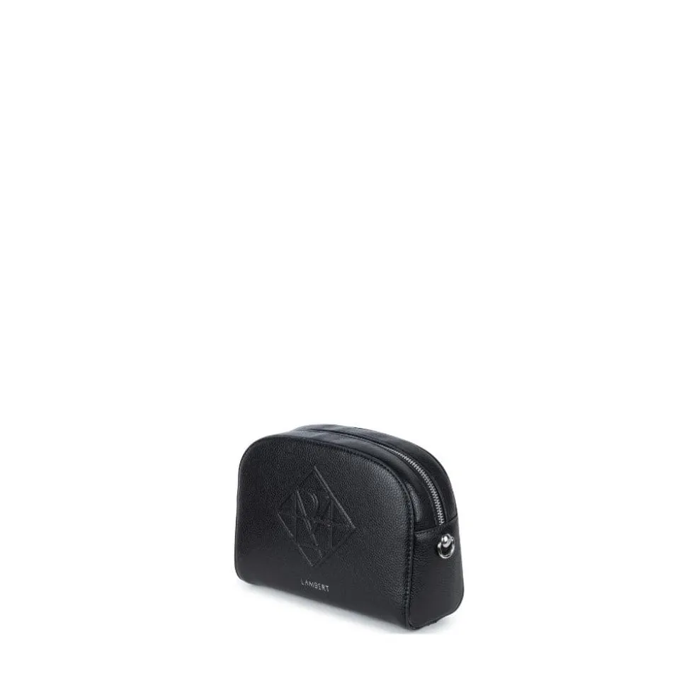 Le Kayla - Sac à main bandoulière en cuir vegan noir