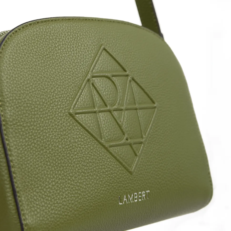 Le Kayla - Sac à main bandoulière en cuir vegan olive