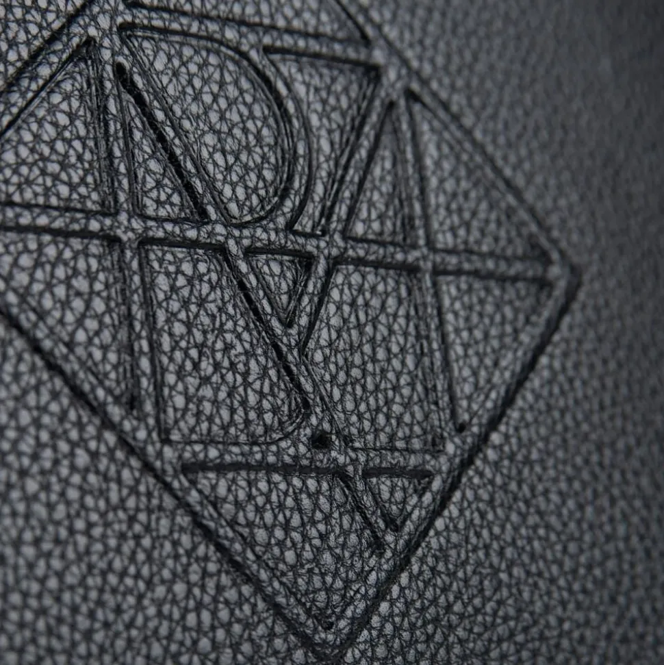 Le Kayla - Sac à main bandoulière en cuir vegan noir