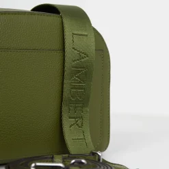 Le Kayla - Sac à main bandoulière en cuir vegan olive