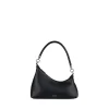 Le Kelsie - Sac à main asymétrique 2-en-1 en cuir vegan noir