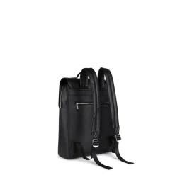 Le Lydia - Sac à dos en cuir vegan noir recyclé