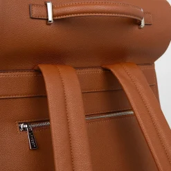 Le Lydia - Sac à dos en cuir vegan affogato