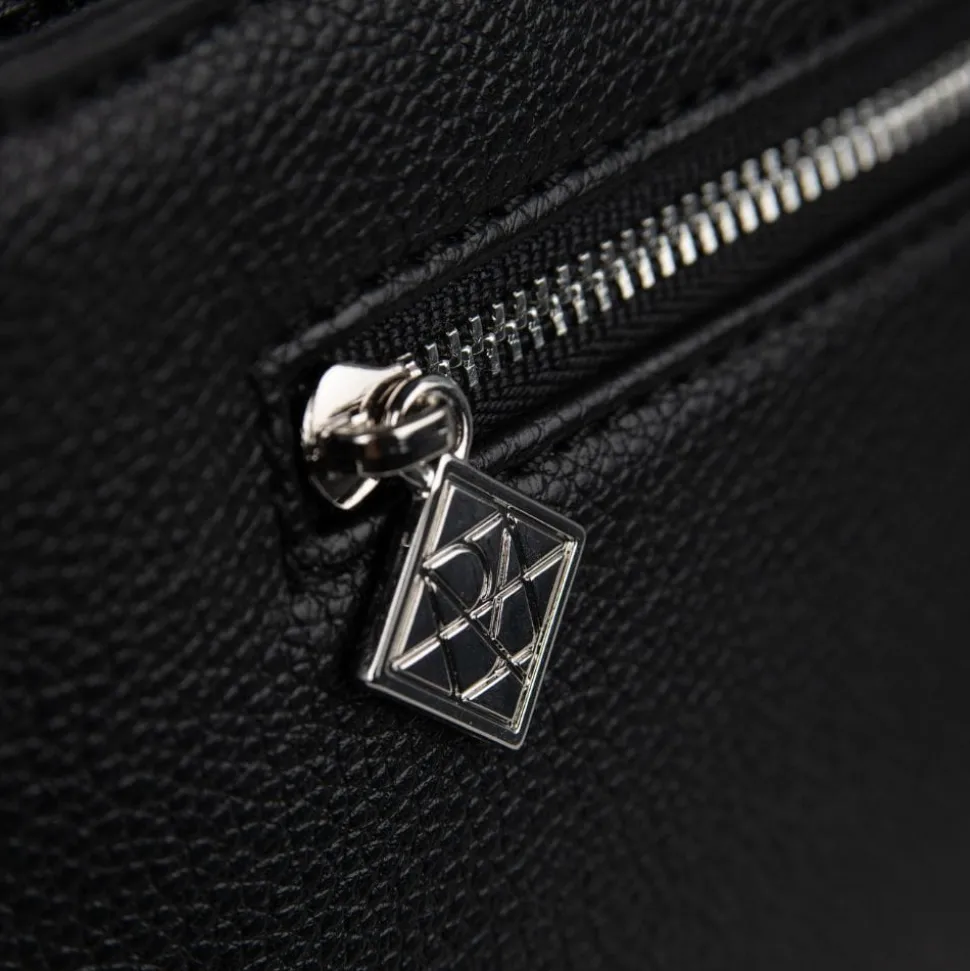 Le Madison - Sac à main en cuir vegan noir