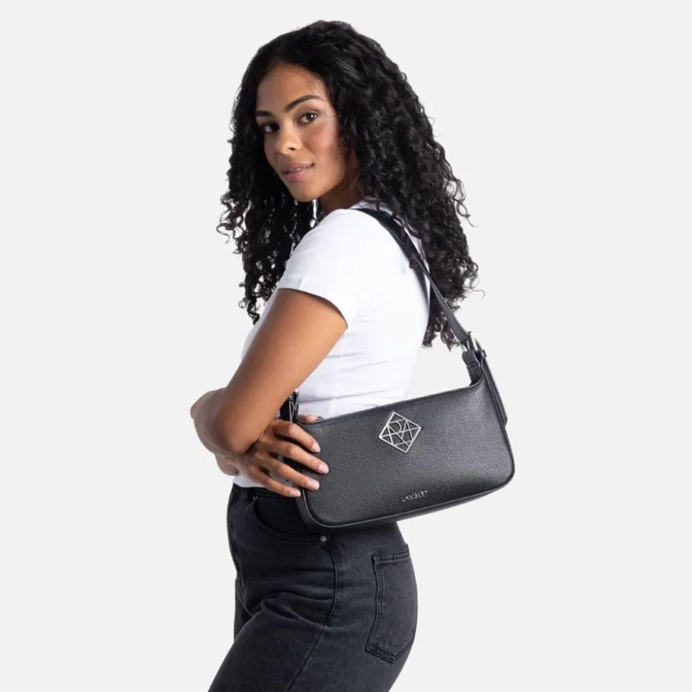 Le Madison - Sac à main en cuir vegan noir