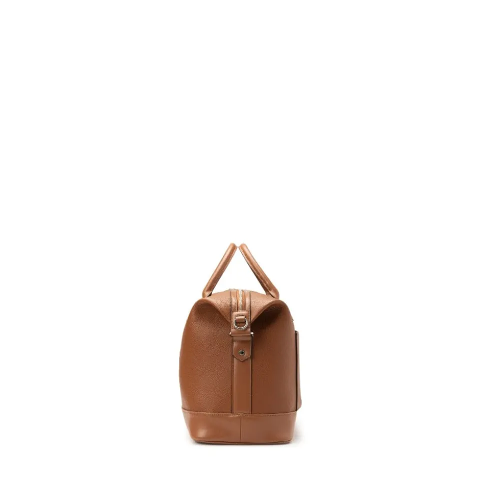 Le Mae - Petit sac de voyage en cuir vegan affogato
