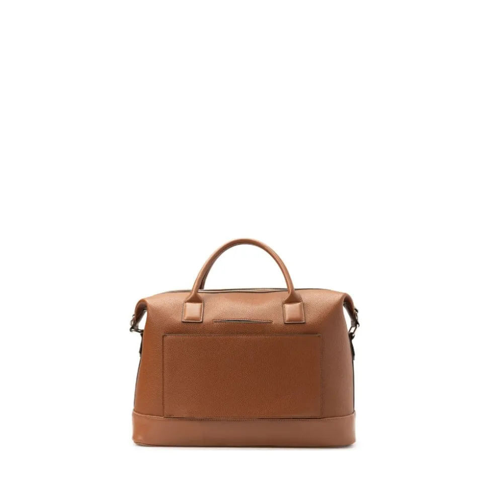 Le Mae - Petit sac de voyage en cuir vegan affogato