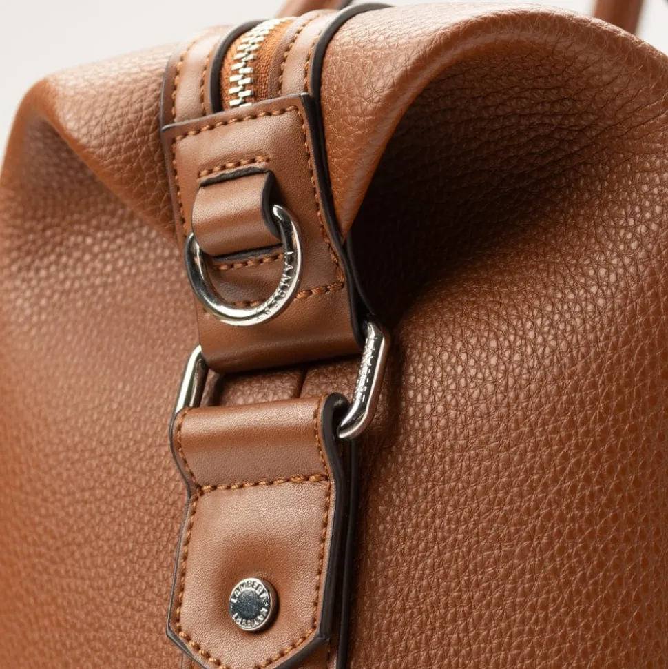 Le Mae - Petit sac de voyage en cuir vegan affogato