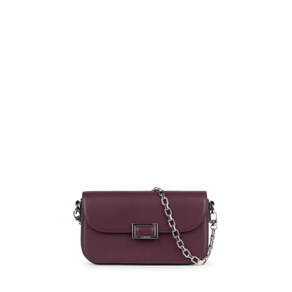 Le Maeve - Sac à main 2-en-1 en cuir vegan cabernet