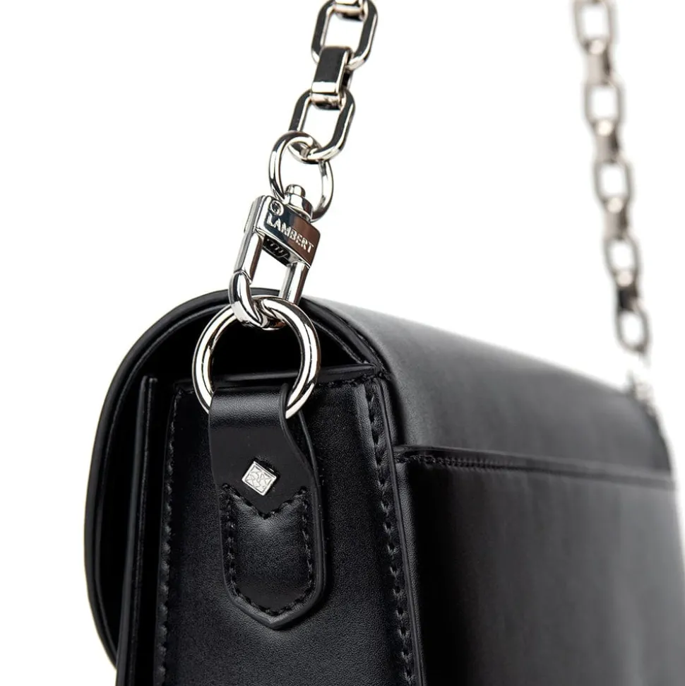 Le Maeve - Sac à main 2-en-1 en cuir vegan noir