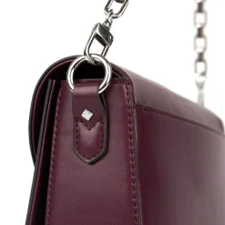 Le Maeve - Sac à main 2-en-1 en cuir vegan cabernet