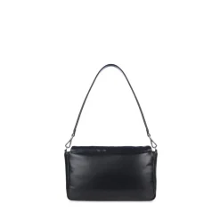 Le Mallow - Sac à main 2-en-1 en cuir vegan noir