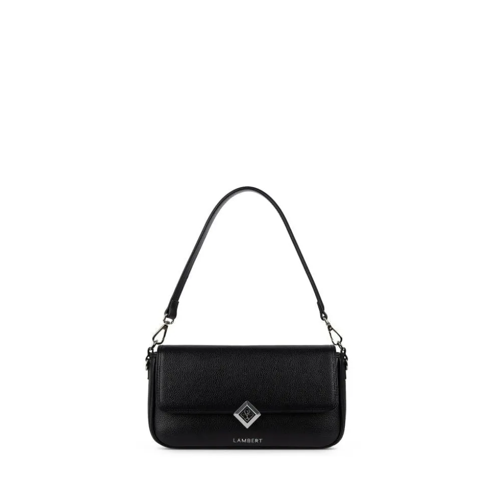 Le Mathilda - Sac à main 2-en-1 en cuir vegan noir