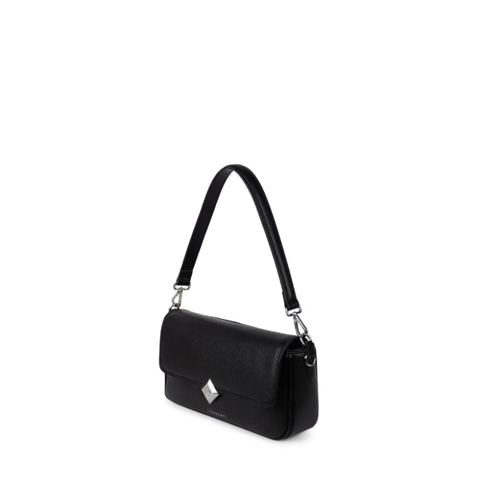 Le Mathilda - Sac à main 2-en-1 en cuir vegan noir