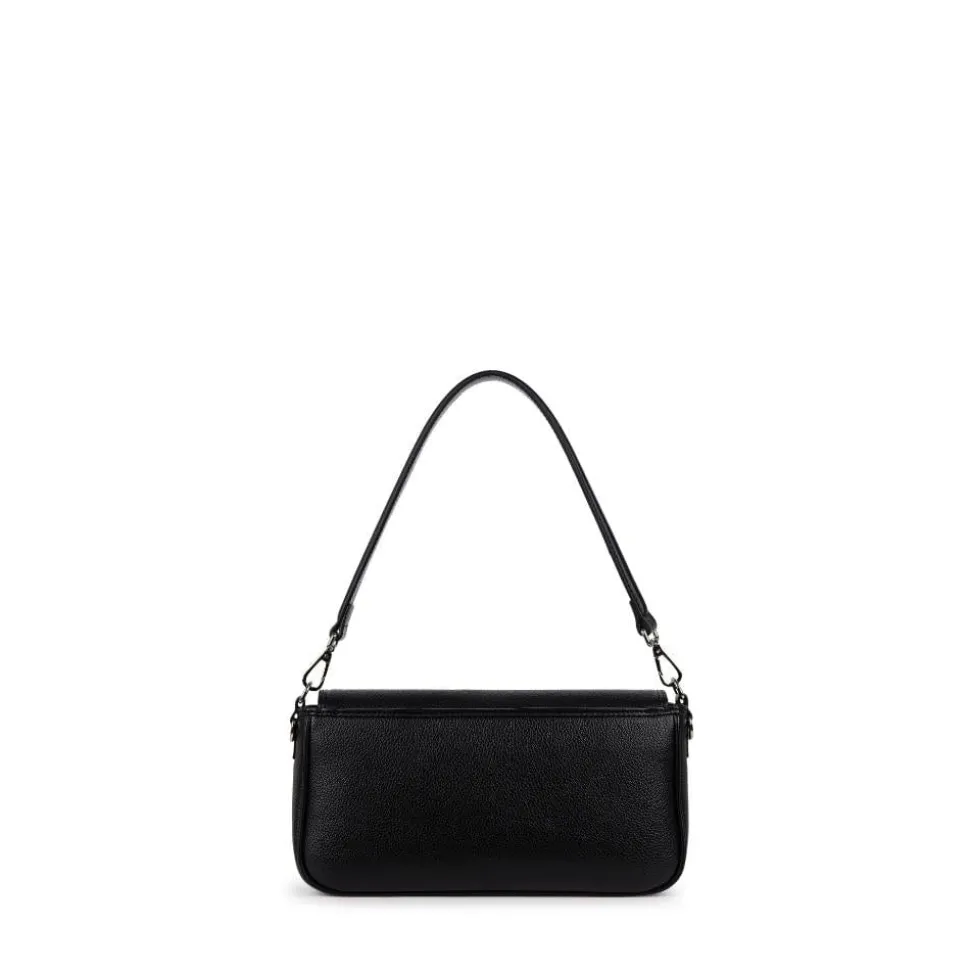 Le Mathilda - Sac à main 2-en-1 en cuir vegan noir