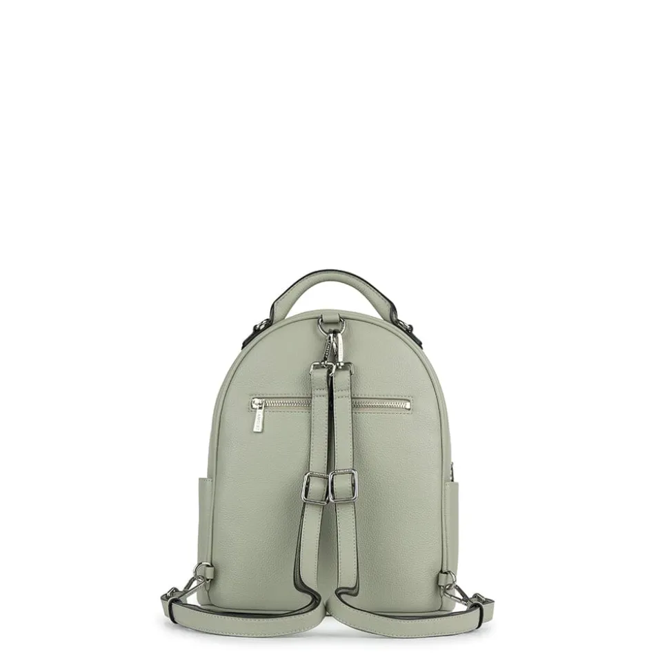 Le Maude - Sac à dos 3-en-1 en cuir vegan sage