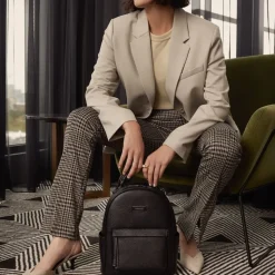 Le Maude - Sac à dos 3-en-1 en cuir vegan noir