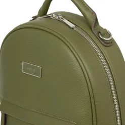 Le Maude - Sac à dos 3-en-1 en cuir vegan olive