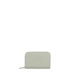 Le Megan - Portefeuille en cuir vegan sage